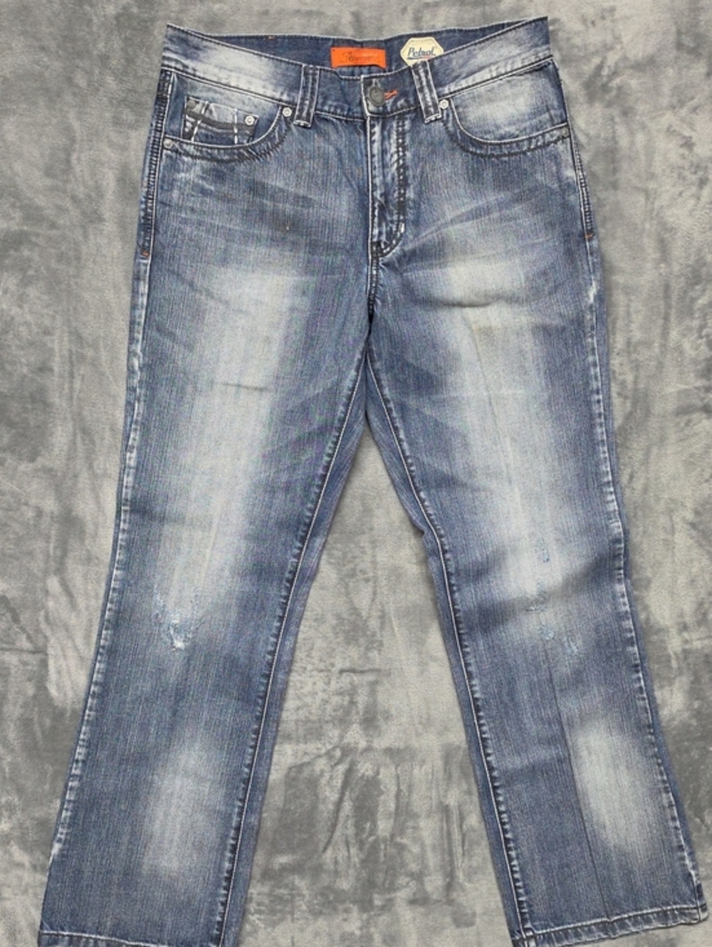 Petrol Industries Men’s Straight Jeans - Faded Blue sz 32